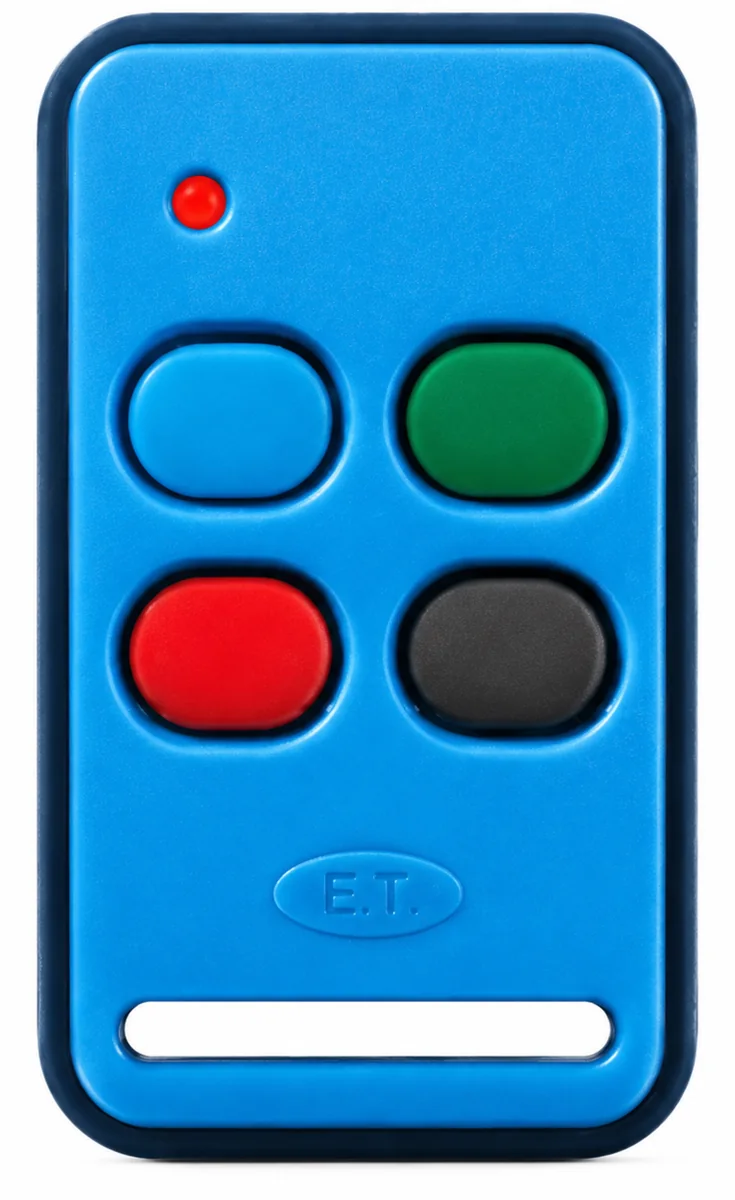 Nice ET-Blu Mix four-button blue remote control