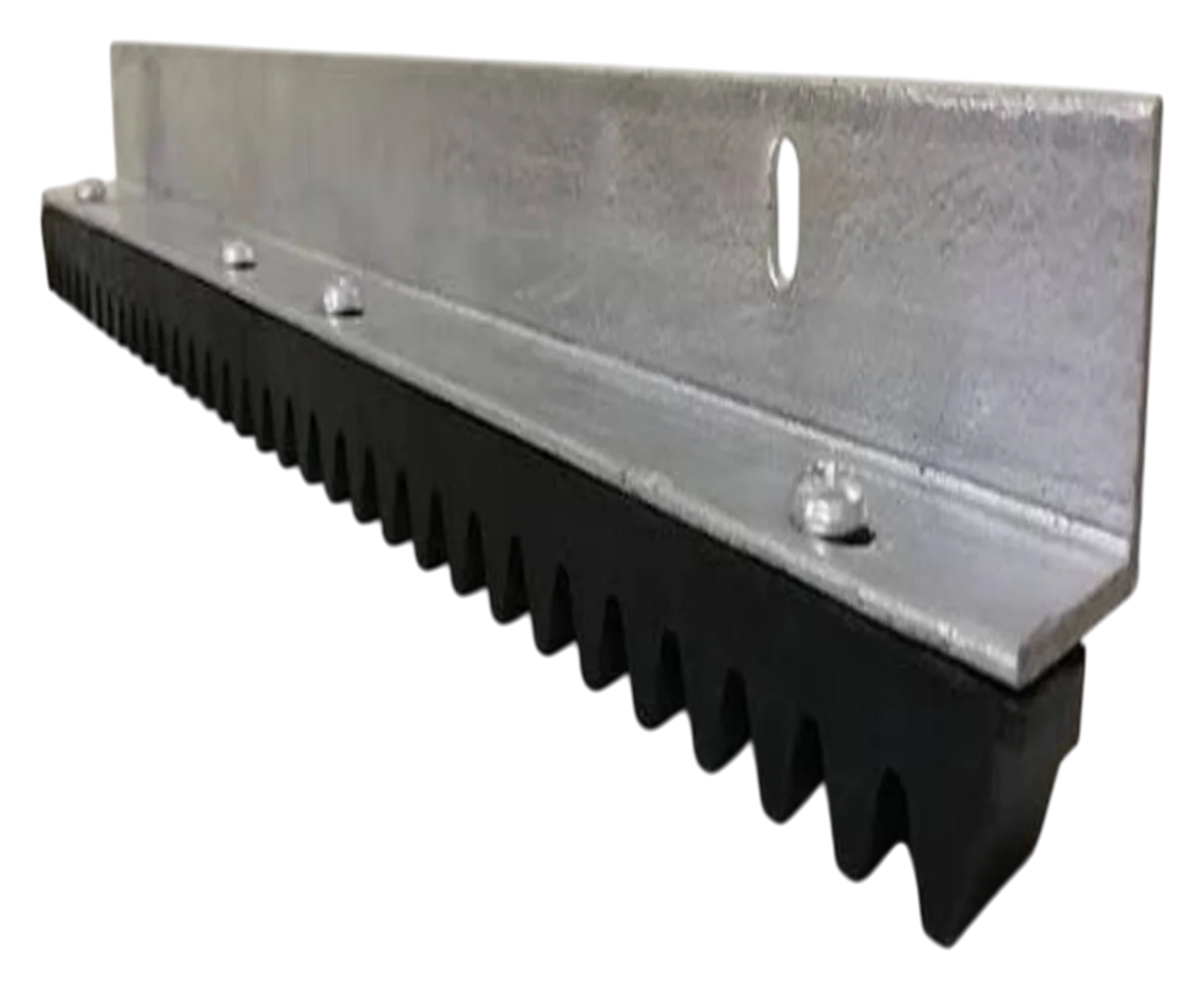 Nice nylon sliding gate rack with galvanised steel backing